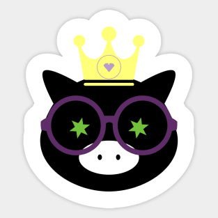 Princely Pig Sticker